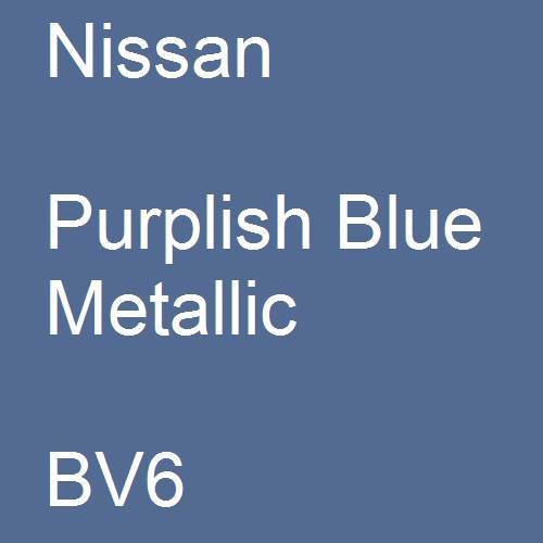 Nissan, Purplish Blue Metallic, BV6.